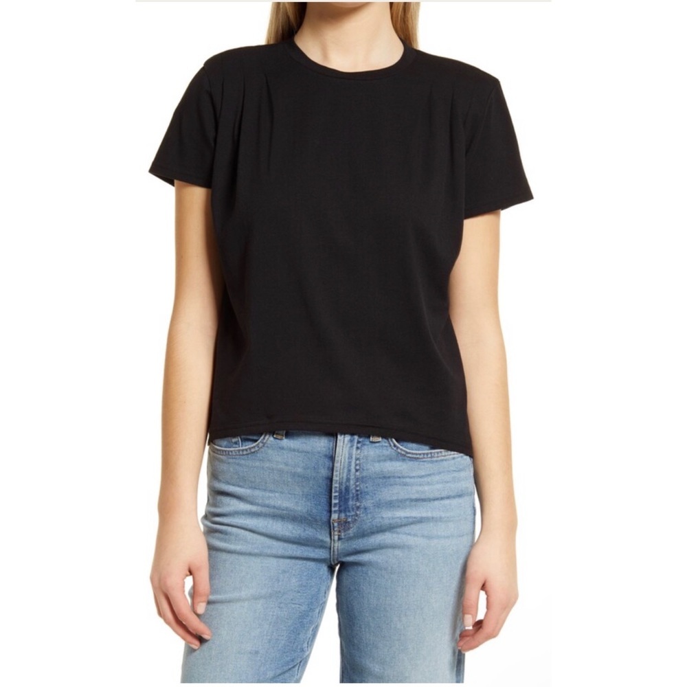 Halogen PLEAT PADDED SHOULDER TSHIRT ❤️IN STORES❤️
